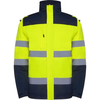 Pánská reflexní bunda Epsylon námořnická modrá-svítivě žlutá (55221) XL