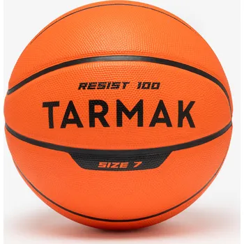 Basketbalový míč TARMAK Basketbalový míč R100 velikost 7 pro dospělé 7 ORANŽOVÁ