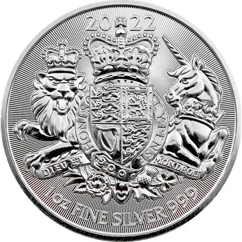 Stříbrná investiční mince Royal Arms 1 Oz 2022