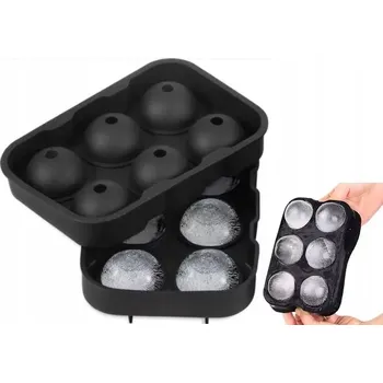 Tvořítko na led SILIKONOVÁ FORMA NA LED KOULE 6 KS FORMIČKY KOULE