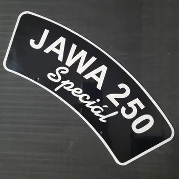 SPZ tabulka Jawa Special černá - malovaná - (na zakázku) ROK VÝROBY: 1937