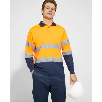 Pánské tričko Roly Pánská reflexní polokošile Polaris s dlouhým rukávem