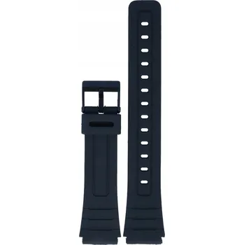 Řemínek na hodinky Řemínek k hodinkám Diloy černý, gumový, 18 mm