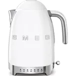 Smeg Rychlovarná konvice 50´s Retro Style, s regulací teploty, 1,7 l bílá KLF04WHEU