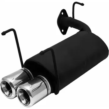 Zadní díl výfuku ULTER SPORT Sportovní výfuk TOYOTA Corolla typ E10 1992-1997, 2x koncovka kulatá 80mm Vyberte motor: 1,3i 55/65kW HATCHBACK_1