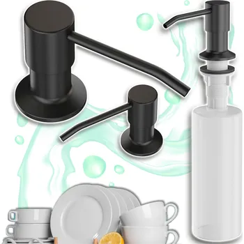 Dávkovač mýdla Dávkovač Mensen DÁVKOVAČ TEKUTÉHO MÝDLA DO DŘEZU 350 ml černý