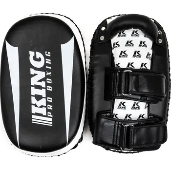 Lapa na box a MMA King Pro Boxing boxerské lapy - černá/bílá, KPB/REVO KP 25cm x 18 cm