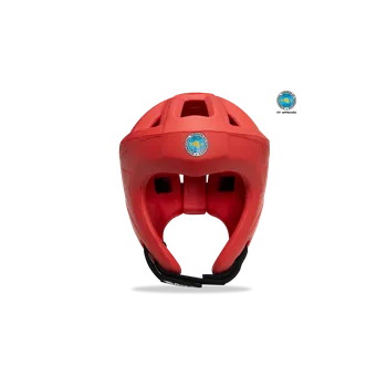 Chránič hlavy na box a bojový sport Daedo přilba ITF - červená, PRITF20552-R S