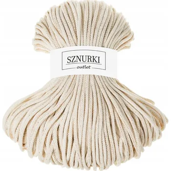 Nit Šňůra bavlněná 100m 9mm OUTLET přírodní nit