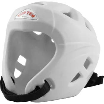 Chránič hlavy na box a bojový sport Přilba Top Ten Avantgarde - bílá, 4066-100 M - WAKO štítek