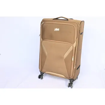 COCODIVO Cestovní kufr 2021 TEXTILNÍ s expandérem velký XL béžový žlutá VELKY