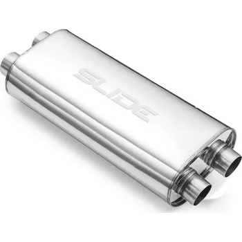 Výfuková trubka Centrální tlumič výfuku SLIDE vstup 57mm, délka 550mm_4