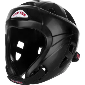 Chránič hlavy na box a bojový sport Přilba Top Ten Avantgarde - černá, 4066-900 L - WAKO štítek