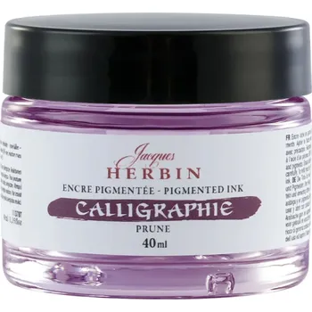Jacques Herbin Calligraphy Kaligrafický tuš Plum-Coloured 40 ml 1 ks