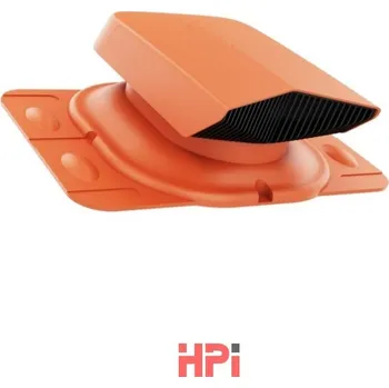 Větrací taška - uni trapéz RAL 8004 (červená)