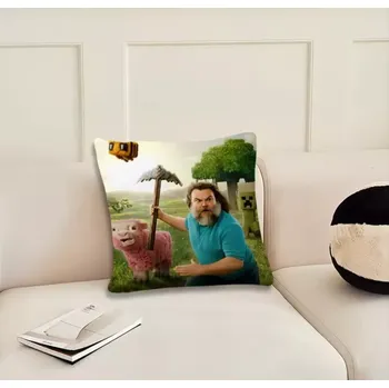 Polštář Povlak na polštář - MINECRAFT FILM - OVCE A STEVE - 30 cm (Značka: MINISO)