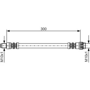 Brzdová hadice Brzdová hadice BOSCH 1 987 476 699