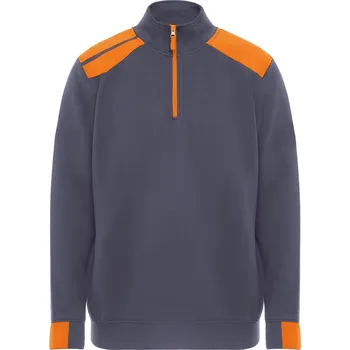 Dámská mikina Pánská mikina Maverick modrošedá-oranžová (2331) XL