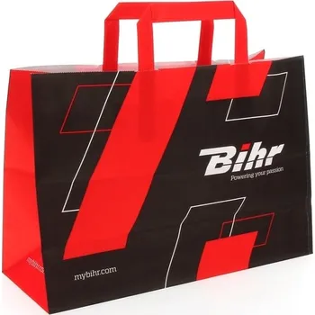 BIHR papírová taška černá 32x22+12cm 5165322212000