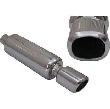 Výfuková trubka Sportovní výfuk 1x 100mm, vstup 76mm TurboWorks_1