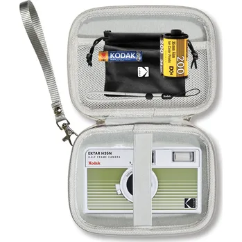 Analogový fotoaparát Kodak EKTAR H35N Half Frame Film Camera Start Set Green + Do Not X-Ray Card