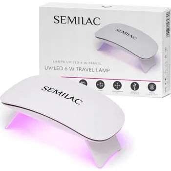 Semilac Mini cestovní UV/LED lampa na nehty pro hybridní manikúru 6 W Travel