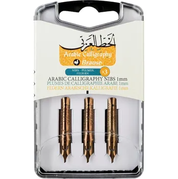 Speciální výtvarná barva Brause 317010B Kaligrafický hrot 1 mm 3 ks