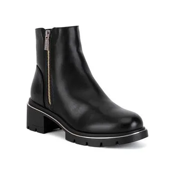 Dámské kozačky Polokozačky Jenny Fairy HY58957-2 Černá 39