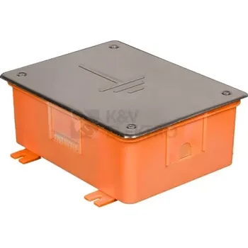 Elektroinstalační krabice Krabice hromosvodová do zateplení s nerezovým víkem Elektroplast PZO 35.02 INOX