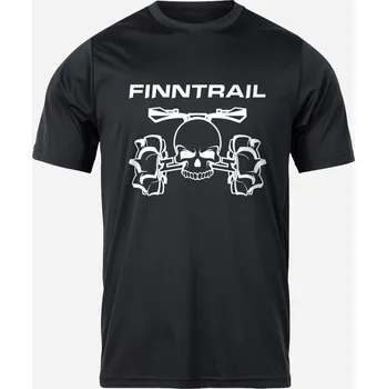 Pánské tričko Finntrail T-shirt ATV skull Black XXL