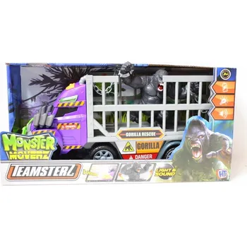autíčko TEAMSTERZ MONSTER TRANSPORT GORILA – Transportér monster autíček