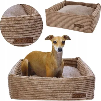 Pelíšek pro psa DOTTY pelíšek pro psa béžový 50 cm x 50 cm