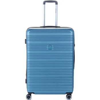 Velký cestovní kufr na kolečkách s expandérem 100 l Worldline 805 modrá světle
