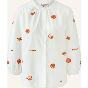 Dámská halenka Oui Dámská Halenka S 3/4 Rukávem, bílá, 38