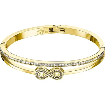 Módní doplněk Lotus Style Pevný pozlacený náramek s nekonečnem Woman Basic LS2121-2/2 + 2 měsíce na vrácení zboží