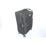 COCODIVO Cestovní kufr 2021 TEXTILNÍ s expandérem malý černý černá MALY