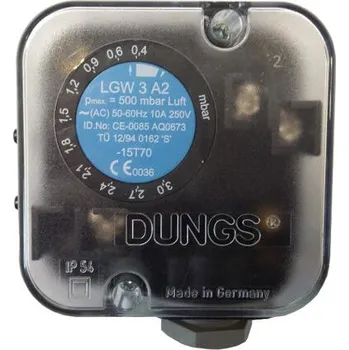 Příslušenství ke kotli Vzduchový nastavitelný manostat DUNGS, kód: LGW3A2