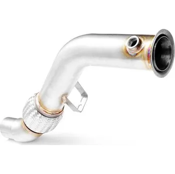 Zadní díl výfuku RM Motors Downpipe BMW E90, E91 318d, 320d M47N2_3