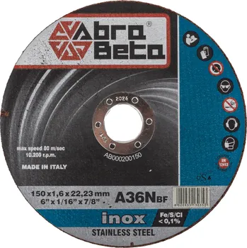 Řezný kotouč Kotouč tenký řezný na nerezovou ocel 150 x 1,6 mm