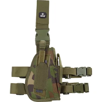 Sportovní střelba Pouzdro stehenní pistolové MFH Woodland