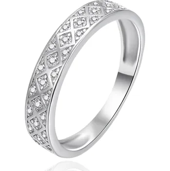 Prsten Agato Stříbrný prsten s čirými zirkony AGT-R51W 52 mm + 2 měsíce na vrácení zboží