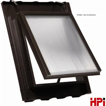 Vikýř HPI Bramac,BESK, KM Beta nová - červeno-hnědá RAL 8015