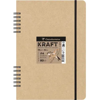 Clairefontaine 975941C Skicář 80 A4 115 g