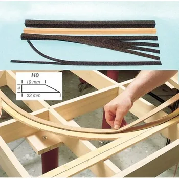 Modelová železnice H0 - flexi korkové podloží pod koleje