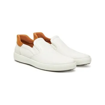 Pánské tenisky Sneakersy ECCO Soft 7 M 47083450104 Bílá 47