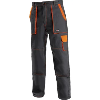 montérky Kalhoty JOSEF pas černo-oranžové