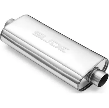 Výfuková trubka Centrální tlumič výfuku SLIDE vstup 76mm, délka 550mm_1