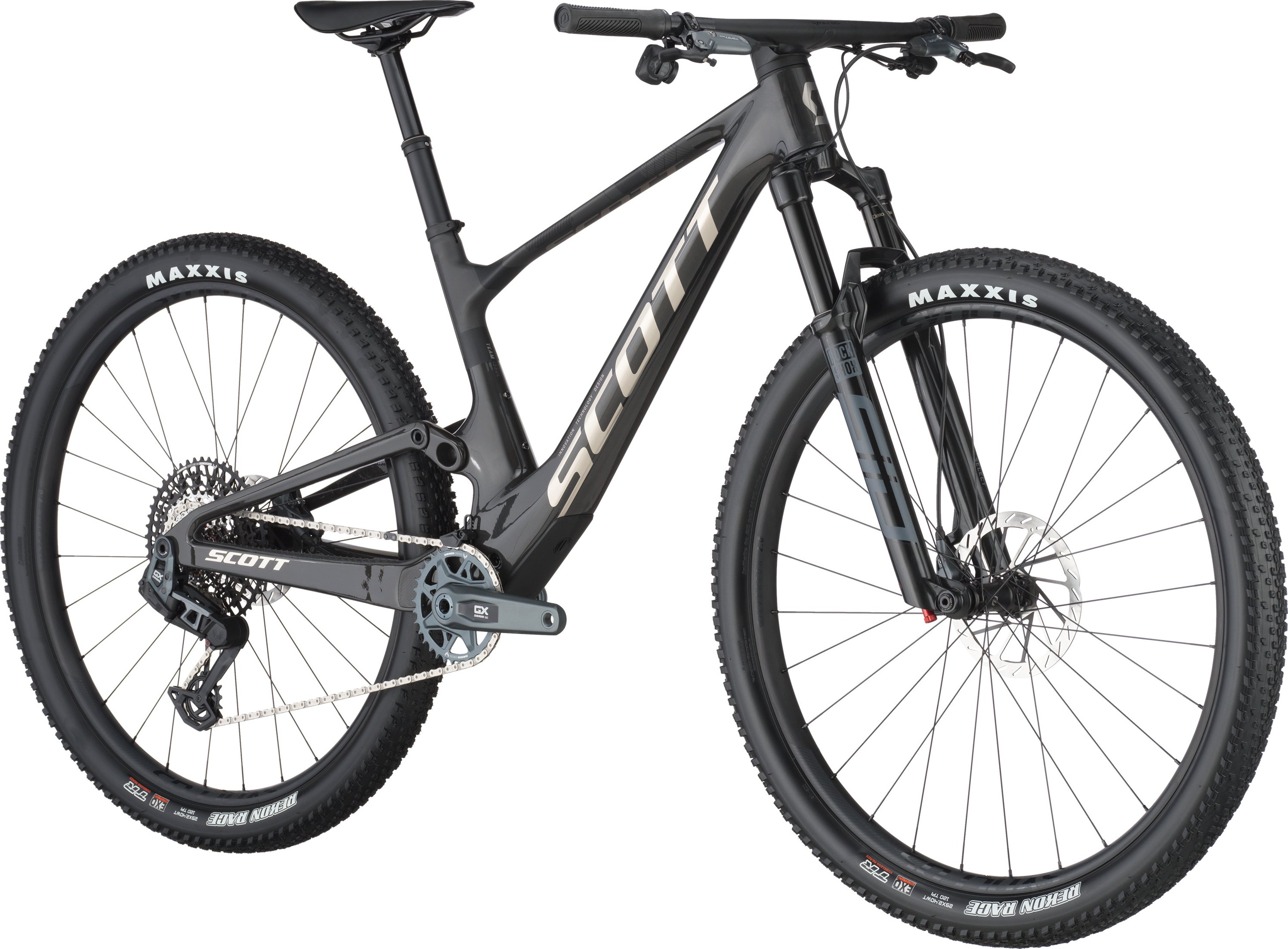 Celoodpružené kolo Scott Spark RC Team Issue carbon black 2025 Podkarta: M