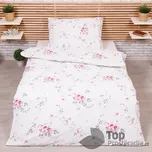 Bavlněné povlečení 140x200+70x90 Mia růžová