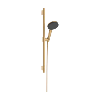 Sprchový set Hansgrohe Raindance Alive Select S - Sprchová souprava 125, 3 jet, Ecosmart, se sprchovou tyčí Unica S Puro 65 cm, kartáčovaný bronz 24602140